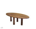 Oval Ceviz Masa - Görsel 4
