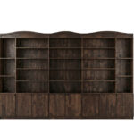 Koyu Kahve Ceviz Kitaplık