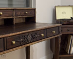 Koyu Kahve Ceviz Çalışma Masası - Görsel 2