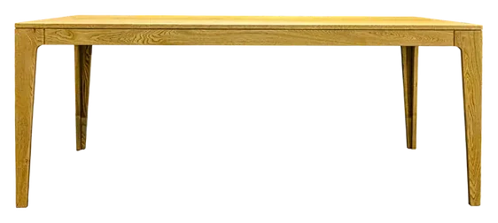 FORM Masa — Kestane masif ahşap, 190 cm × 90 cm × 75 cm
