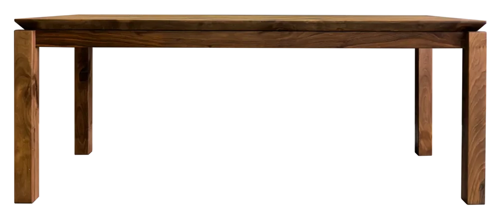 MİHRAK Masa — Ceviz masif ahşap, 200 cm × 94 cm × 75 cm