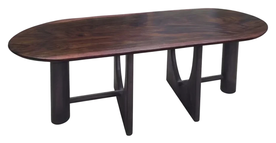 PERA Masa — Ceviz masif ahşap, 220 cm × 95 cm × 75 cm
