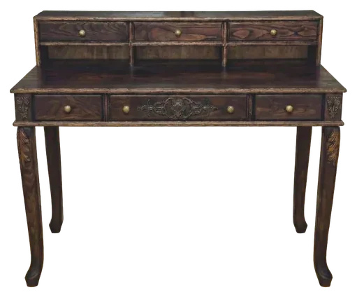 DEM Çalışma Masası — Meşe masif ahşap, 120 cm × 65 cm × 75 cm
