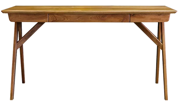 DENGE Çalışma Masası — Ceviz masif ahşap, 150 cm × 60 cm × 75 cm