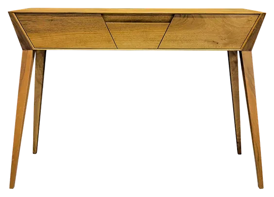 Ceviz Dresuar — Ceviz masif ahşap, 125 cm × 43 cm × 90 cm