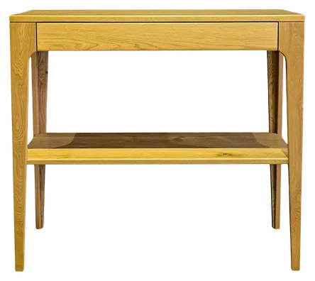 Kestane Dresuar — Kestane masif ahşap, 100 cm × 41 cm × 90 cm