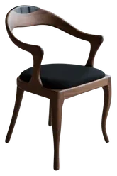 Epoksili JAGUAR Sandalye — Ceviz masif ahşap, 57 cm × 85 cm