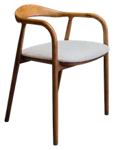 YILAN Sandalye — Kayın masif ahşap, 53 cm × 77 cm