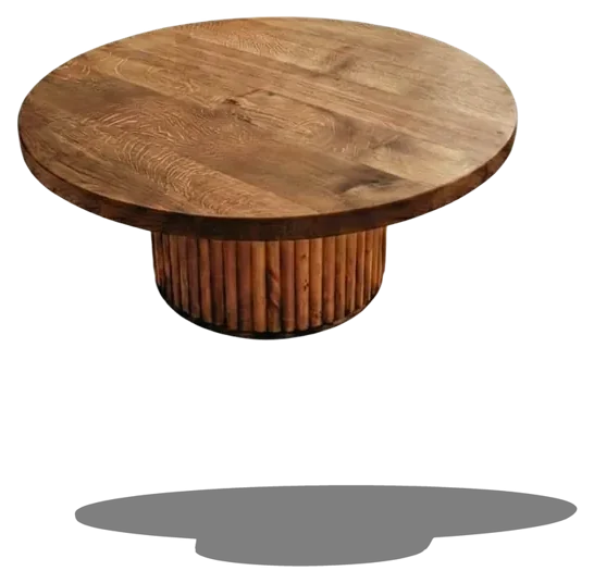 PAYE Orta Sehpa — Ceviz masif ahşap, 43 cm × 90 x 55 cm