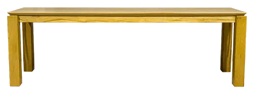 MİHRAK Bank — Sapelli masif ahşap, 150 cm × 40 cm × 45 cm